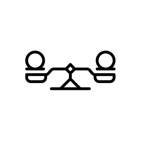 Icon for balance,stabilityのイラスト素材