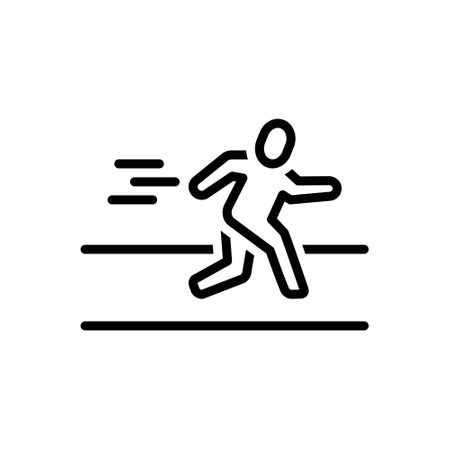 Icon for running,competingのイラスト素材
