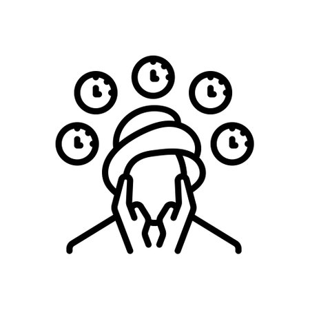 Icon for self care routine,self careのイラスト素材