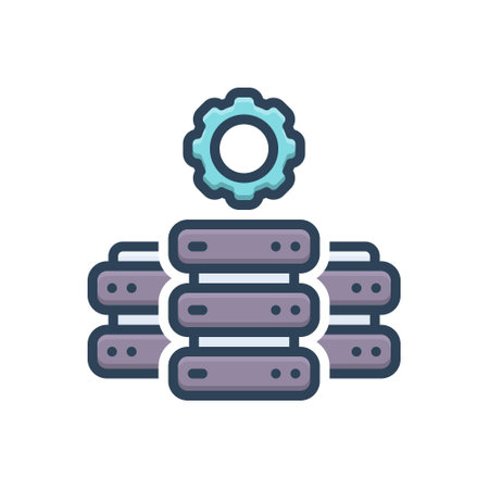 Icon for raid,databaseのイラスト素材