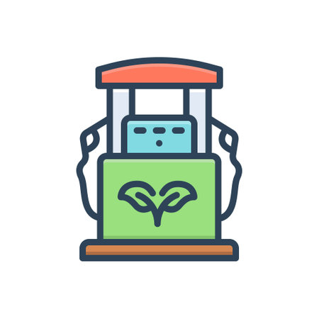 Icon for eco fuel,ecoのイラスト素材