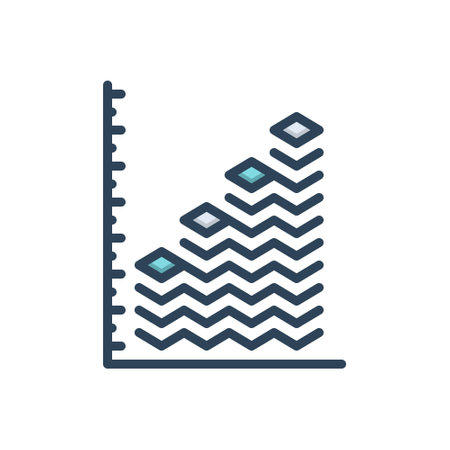 Icon for bar graph,chartのイラスト素材