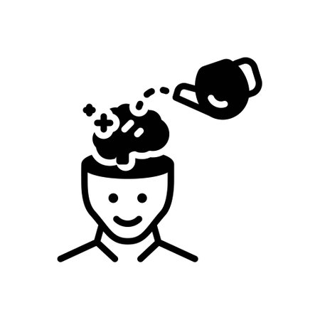 Icon for positive psychology,positiveのイラスト素材
