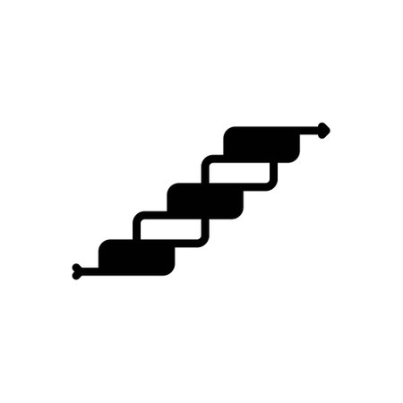 Icon for steps,climb staircase successのイラスト素材