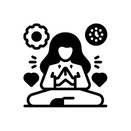 Icon for stress management,stressのイラスト素材