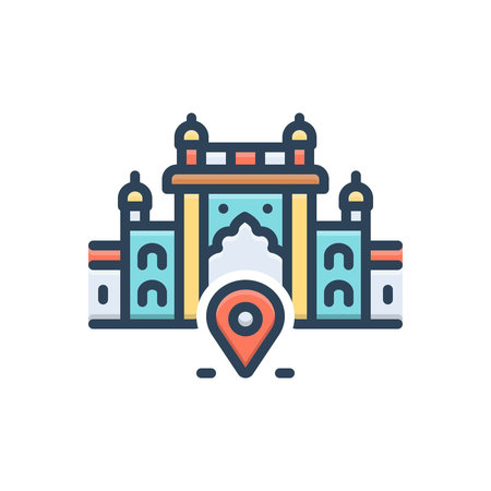 Icon for place, buildingのイラスト素材