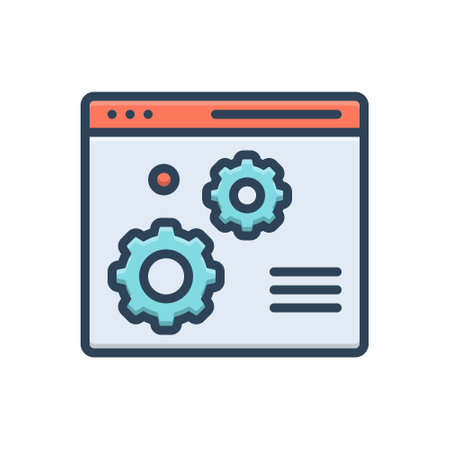 Icon for option panel, optionのイラスト素材