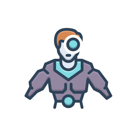 Icon for humanoid, robotのイラスト素材