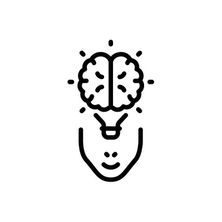 Icon for idea, brainstormのイラスト素材