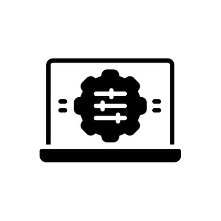 Icon for tweak, adjustmentのイラスト素材