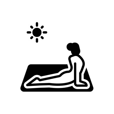 Icon for yoga, summationのイラスト素材