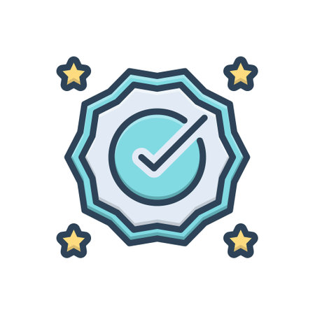Icon for correct, doneのイラスト素材
