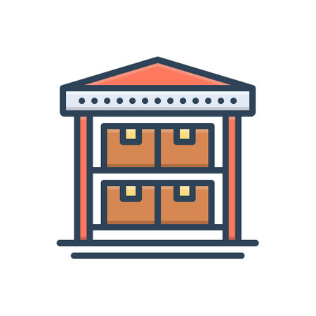 Icon for inventory, warehouseのイラスト素材