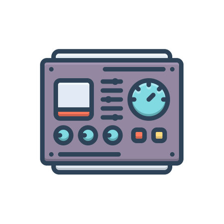 Icon for control panel, controlのイラスト素材