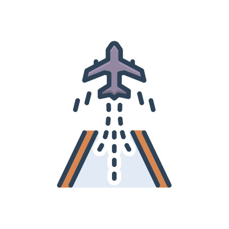 Icon for take off, leaveのイラスト素材