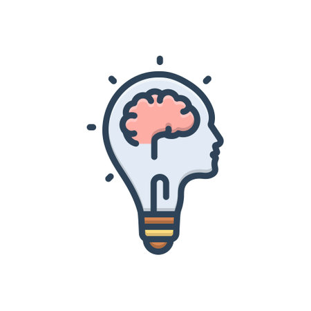 Icon for idea, brainのイラスト素材