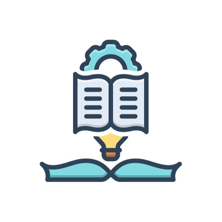 Icon for novel invention, novelのイラスト素材