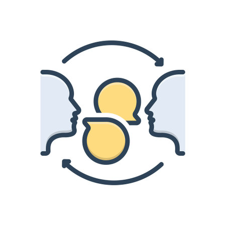 Icon for communication, dialectのイラスト素材