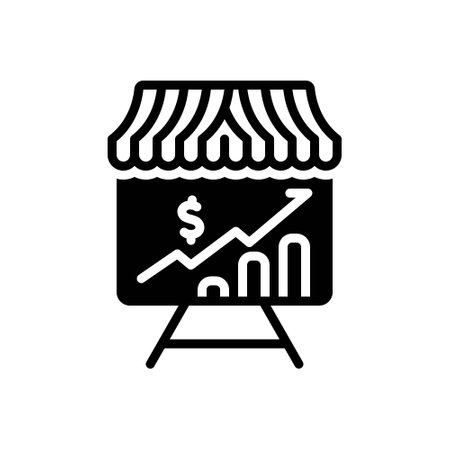 Icon for sales, increaseのイラスト素材