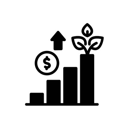 Icon for growth, marketingのイラスト素材