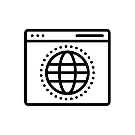 Icon for website, webのイラスト素材