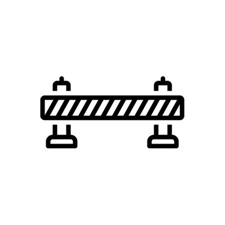 Icon for barrier, inhibitionのイラスト素材