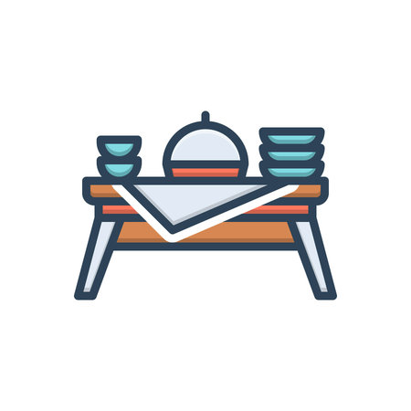 Icon for dish, clocheのイラスト素材