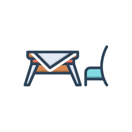 Icon for table, restaurantのイラスト素材