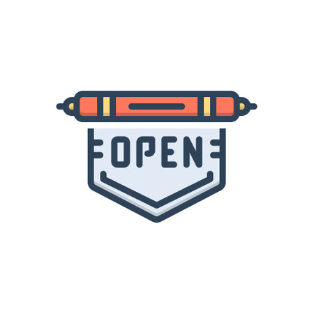 Icon for open, messageのイラスト素材