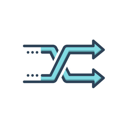 Icon for shuffle, mixのイラスト素材