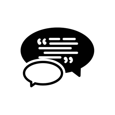 Icon for slogan, watchwordのイラスト素材
