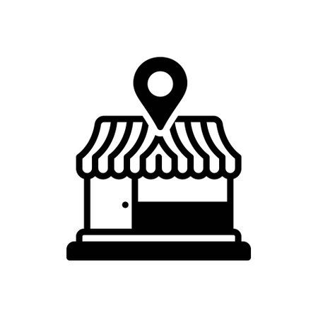 Icon for location, restaurantのイラスト素材