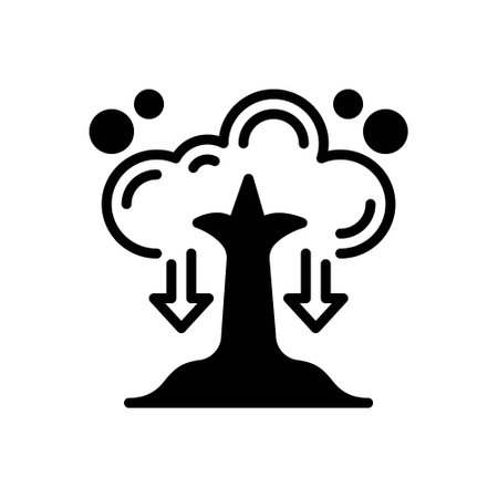 Icon for co2, emissionのイラスト素材