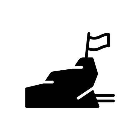 Icon for finish, flagのイラスト素材