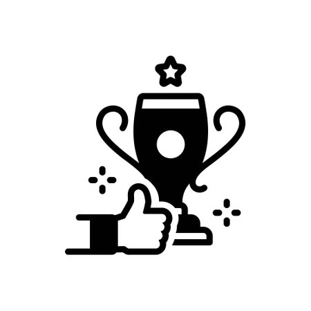 Icon for well done, thumb upのイラスト素材