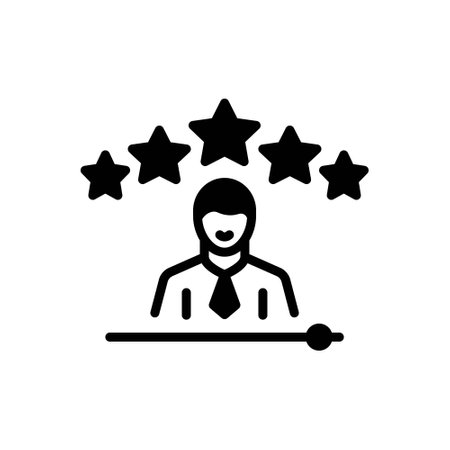 Icon for experience, evaluationのイラスト素材