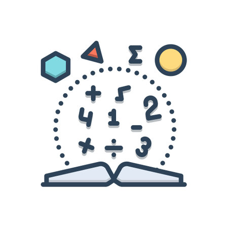 Icon for mathematics, educationのイラスト素材