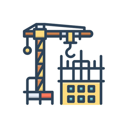 Icon for construction, buildingのイラスト素材