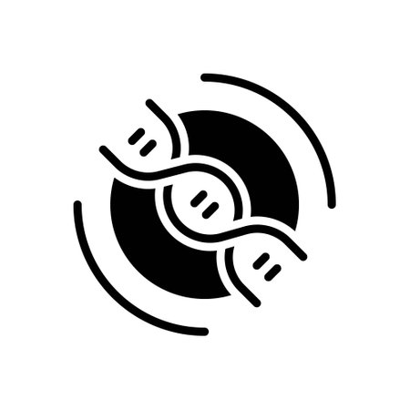Icon for dna, biologyのイラスト素材
