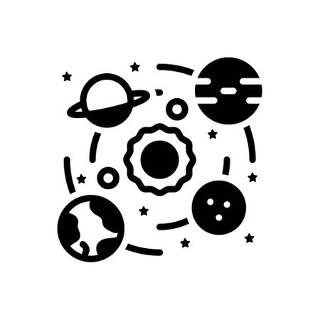 Icon for astronomy, celestialのイラスト素材