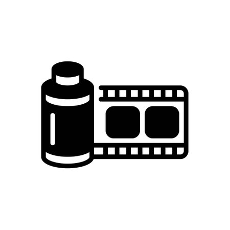 Icon for film roll, cartrigeのイラスト素材
