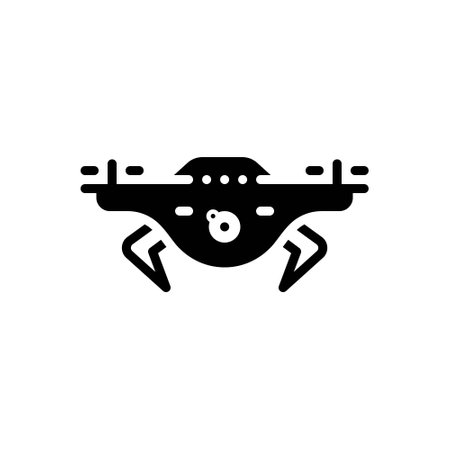 Icon for drone, aerial cameraのイラスト素材