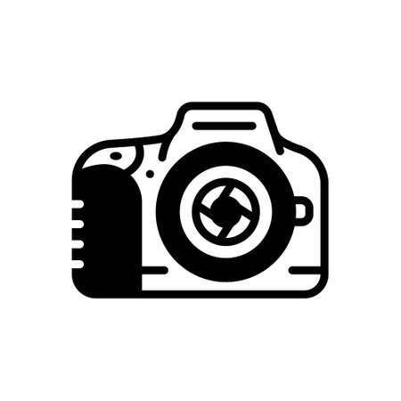 Icon for dslr camera, dslrのイラスト素材