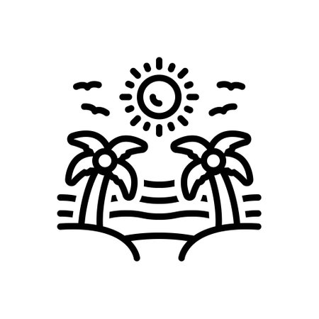 Icon for vacation, holidayのイラスト素材