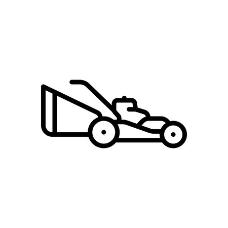 Icon for lawn mower, lawnのイラスト素材