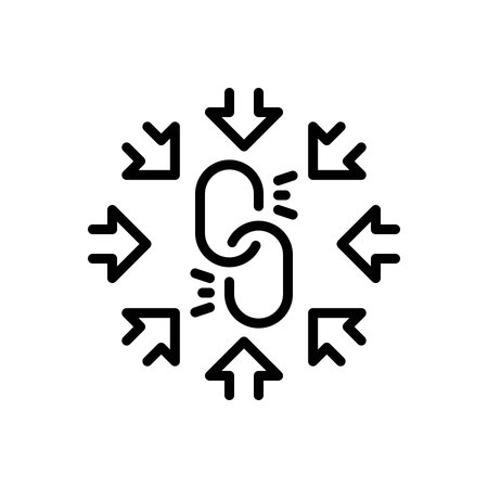 Icon for constraint, linkのイラスト素材