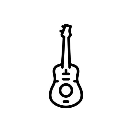 Icon for guitar, gibsonのイラスト素材