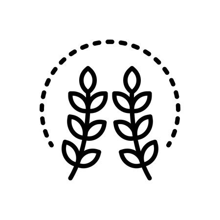 Icon for gluten, wheatのイラスト素材