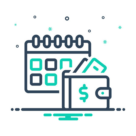 Icon for salary, paymentのイラスト素材