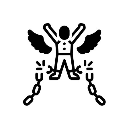 Icon for freedom, libertyのイラスト素材